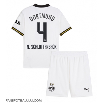 Borussia Dortmund Nico Schlotterbeck #4 Echipament de Fotbal Replică 2024-25 Copii Treilea (+ Șorturi)